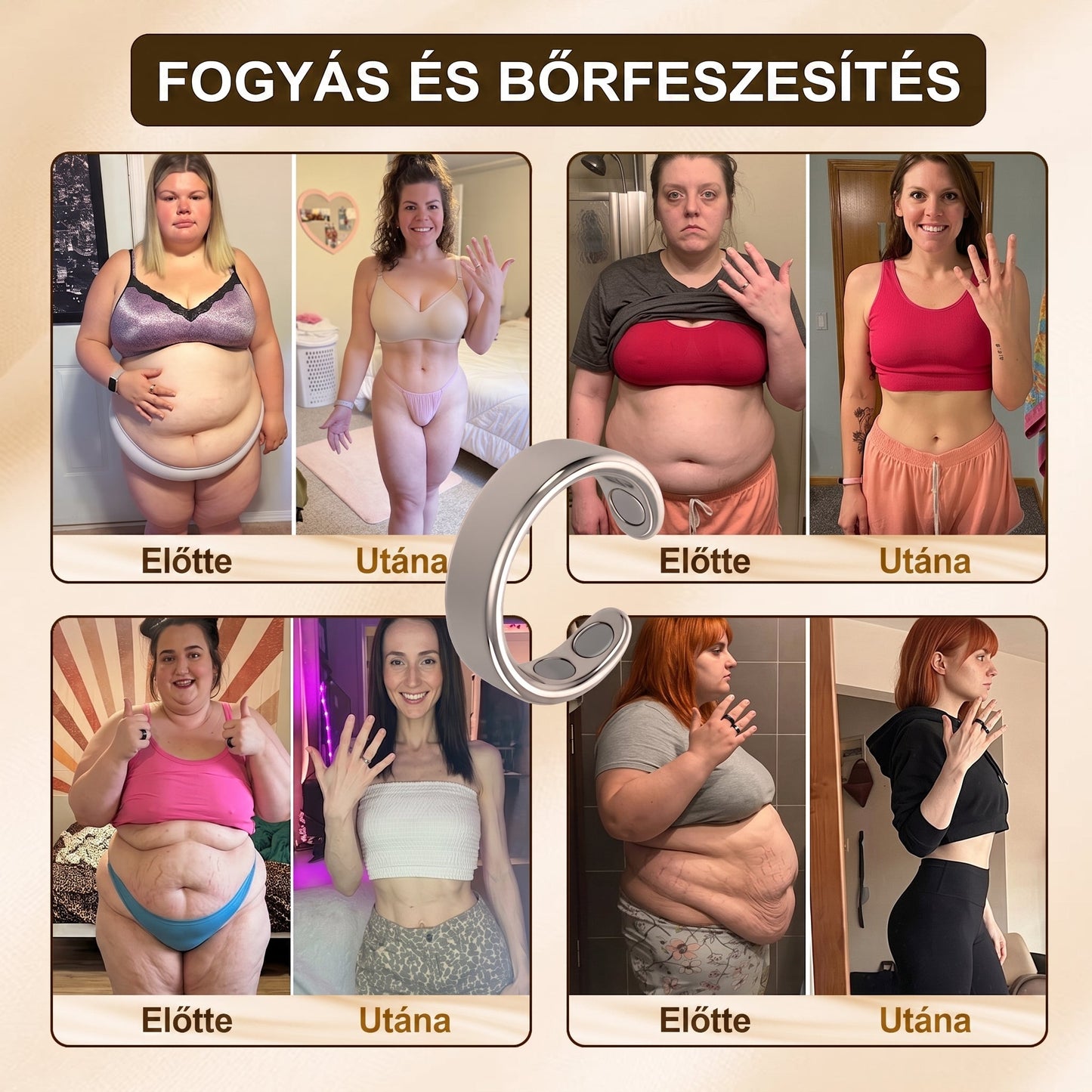 💍💍Resupe® Fogyókúrás Anyagcsere Mágneses Terápiás Gyűrű: Hárommagos Anyagcsere Aktiválás — Mindössze 30 perc naponta a Fogyás és a Nyirokkeringés támogatására — Plusz ízületi enyhülés, jobb alvás és mentális tisztaság.