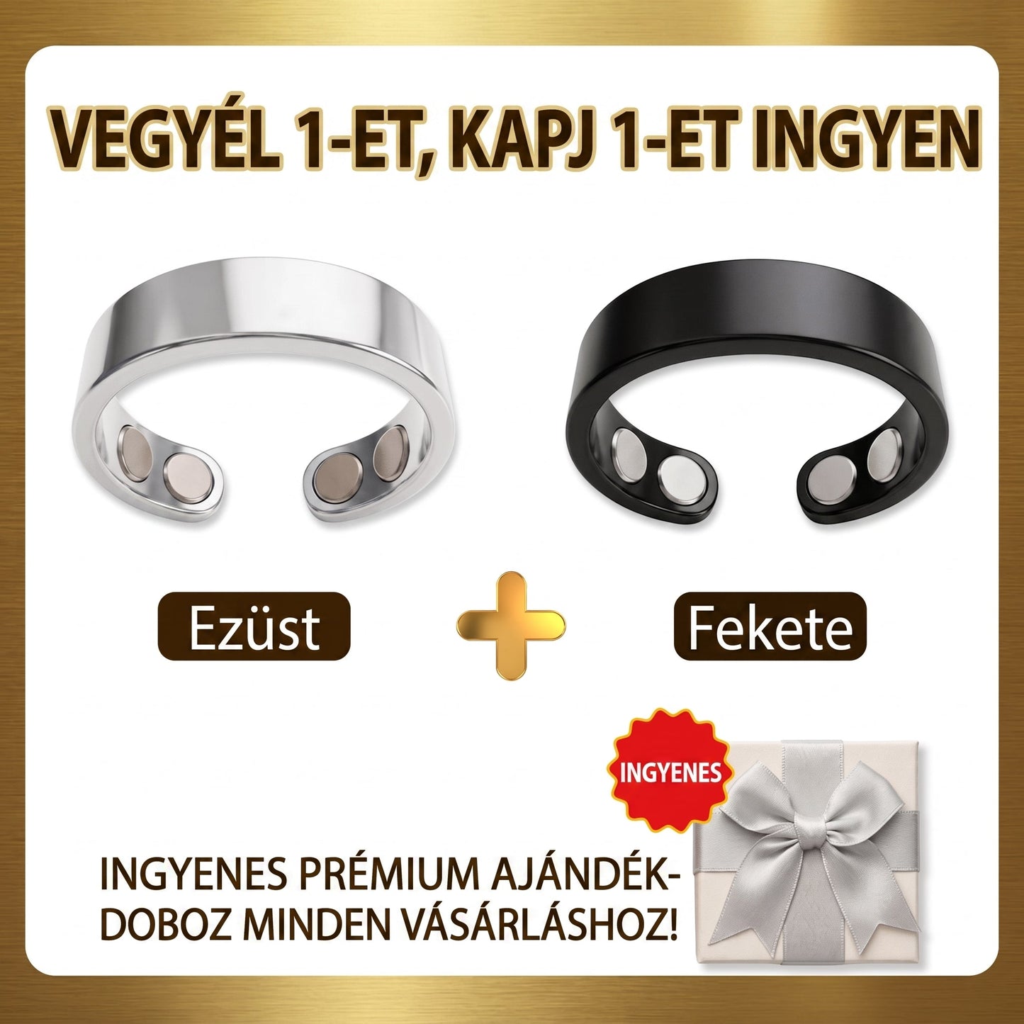 💍💍Resupe® Fogyókúrás Anyagcsere Mágneses Terápiás Gyűrű: Hárommagos Anyagcsere Aktiválás — Mindössze 30 perc naponta a Fogyás és a Nyirokkeringés támogatására — Plusz ízületi enyhülés, jobb alvás és mentális tisztaság.