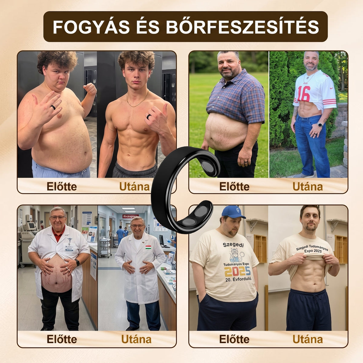 💍💍Resupe® Fogyókúrás Anyagcsere Mágneses Terápiás Gyűrű: Hárommagos Anyagcsere Aktiválás — Mindössze 30 perc naponta a Fogyás és a Nyirokkeringés támogatására — Plusz ízületi enyhülés, jobb alvás és mentális tisztaság.