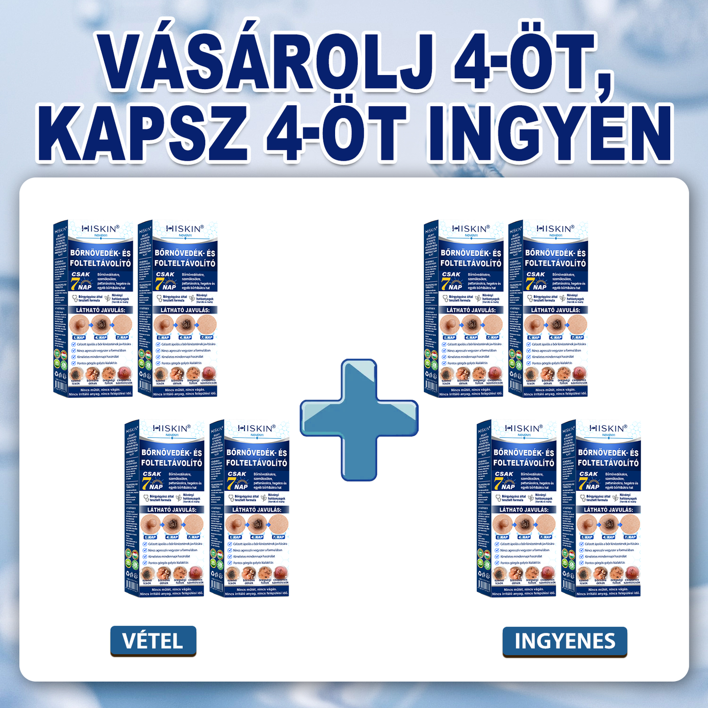 Hivatalos Márkabolt | 🚢 Hiskin® 7 napos Szemölcseltávolító Roll-on Ápoló Folyadék (Fájdalommentes rollerball technológia, hegek nélkül) 🐬