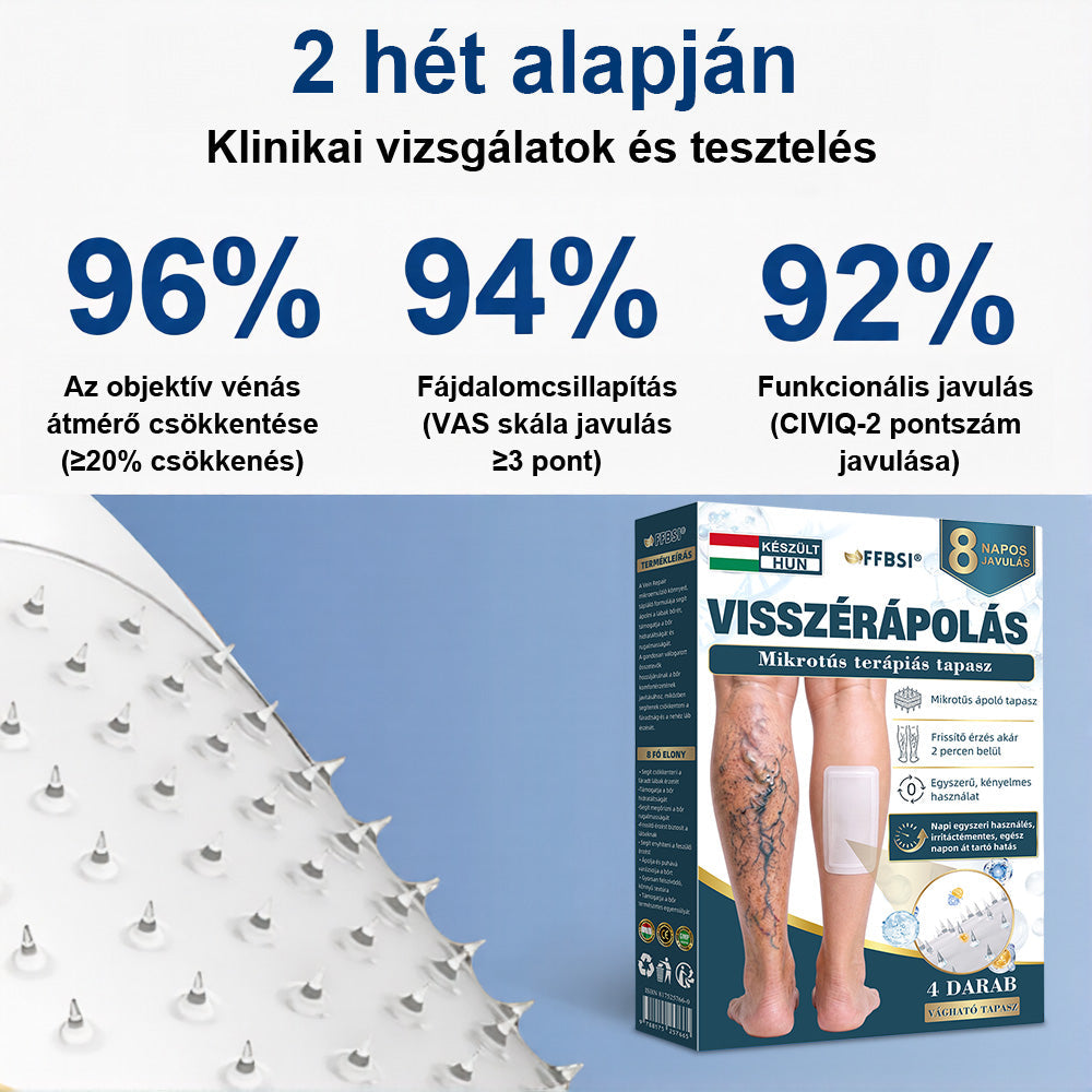 👩‍⚕️👩‍⚕️FFBSI® Visszérápoló Mikrotűs Gondozó Tapasz ⚡ Azonnali Megkönnyebbülés, Hosszú Távú Eredmények