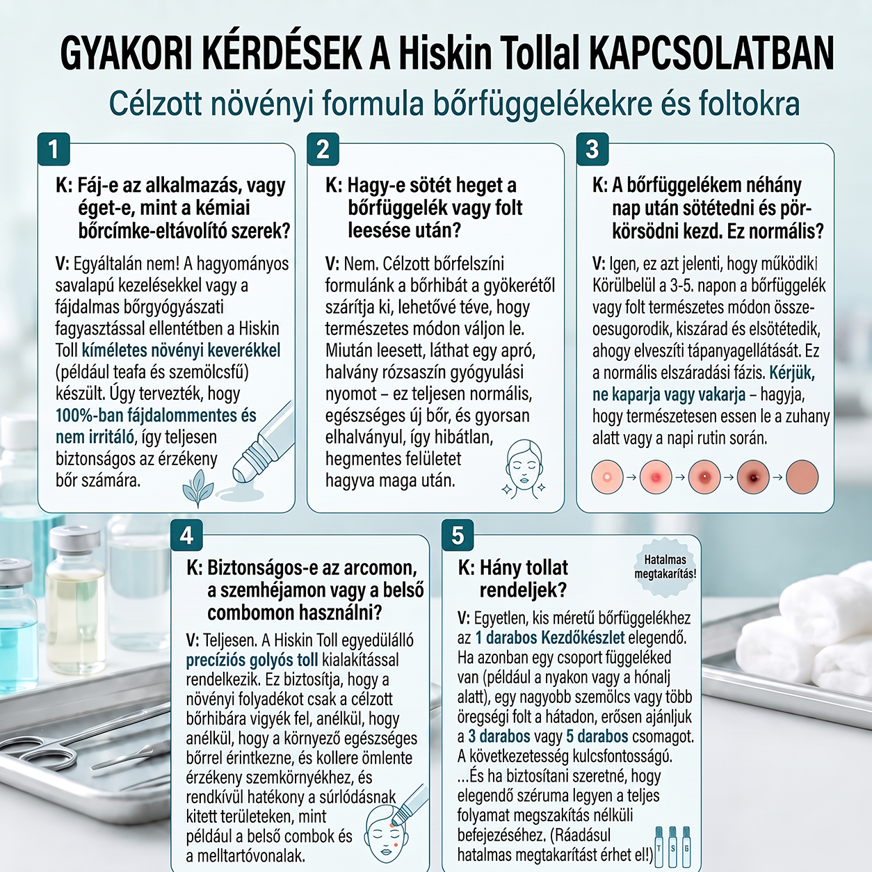 Hivatalos Márkabolt | 🚢 Hiskin® 7 napos Szemölcseltávolító Roll-on Ápoló Folyadék (Fájdalommentes rollerball technológia, hegek nélkül) 🐬